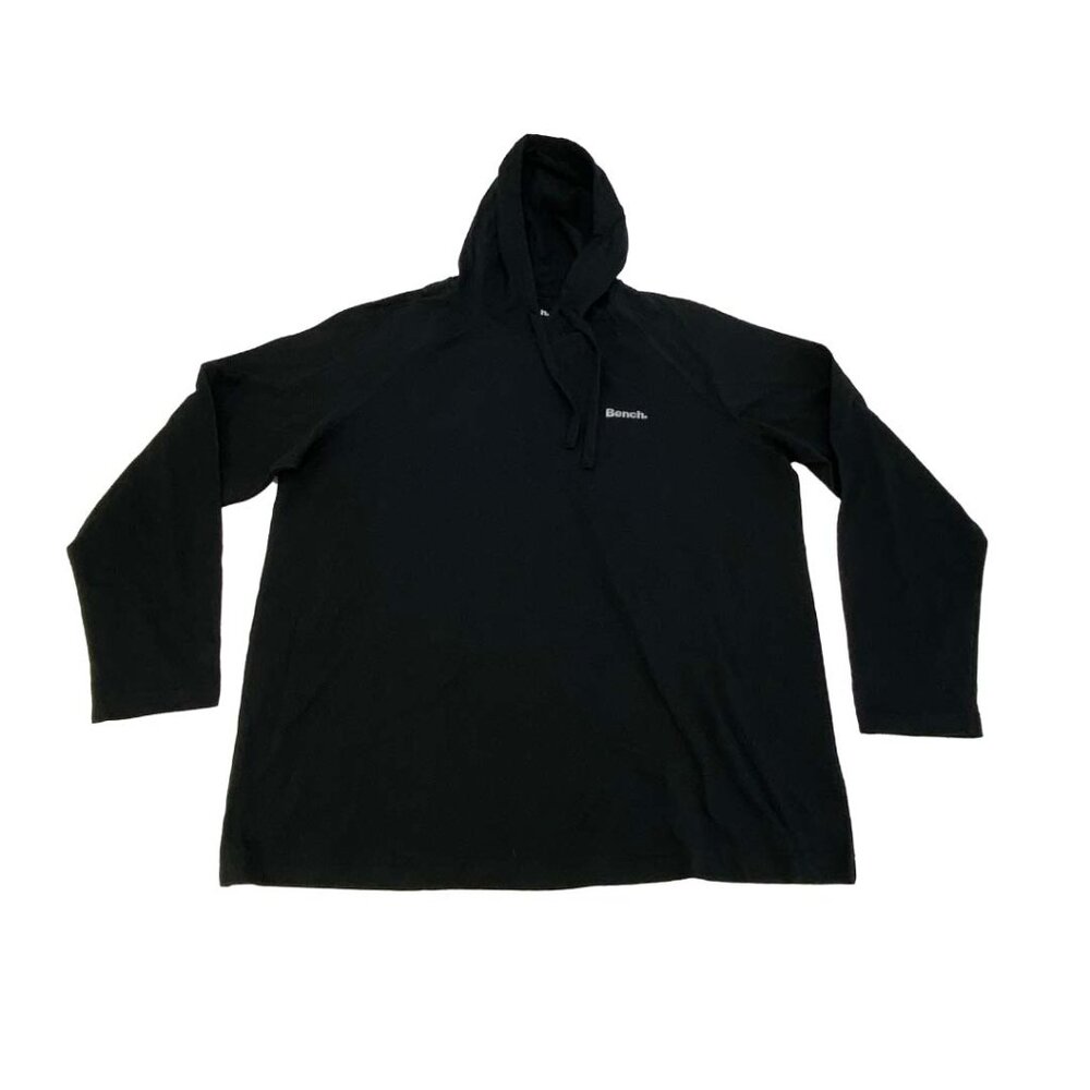 Bench Men's Long Sleeve Hooded Shirt | Lightweight | Black | Size Large **NEW - Picture 1 of 4
